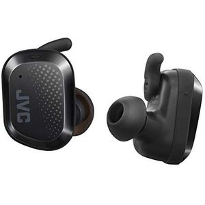 JVC Draadloze Bluetooth-hoofdtelefoon - Aero-Slim Design - 27 uur looptijd - Waterdicht - Zwart