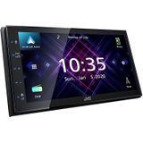 JVC KW-M565DBT - ohne Laufwerk, Apple CarPlay, Android Auto, 17,3 cm kapazitiver Touchscreen, DAB+/UKW, USB Mirroring für Android, Bluetooth Freisprecheinrichtung, Soundprozessor, 4 x 50 W, schwarz