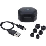 JVC True Wireless Oordopjes met Noise Cancelling - Zwart