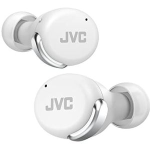 JVC HA-Z330T-W-U- Compacte True Wireless Oortelefoon, Actief Noise Cancelling, gering gewicht, stijlvol design, BT 5.2, (IPX4), 21 uur speeltijd, Low Latency modus voor games, (wit)