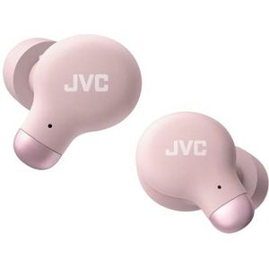 JVC, True Wireless HA-Z250T Bluetooth-hoofdtelefoon, Bluetooth 5.3, actieve ruisonderdrukking, ergonomisch design, draadloze hoofdtelefoon met batterij tot 26 uur, snel opladen, 3 geluidsmodi, roze