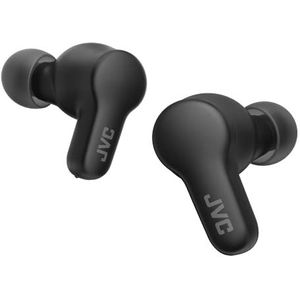 JVC, True Wireless Bluetooth hoofdtelefoon HA-Z77T, Bluetooth 5.3, spatwaterdicht, ergonomisch design, draadloze hoofdtelefoon met batterij tot 24 uur, snel opladen, 3 geluidsmodi beschikbaar, zwart