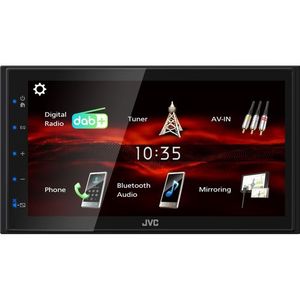 JVC KW-M180DBT autoradio Zwart 180 W Bluetooth