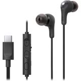 JVC HA-FR9UC-B Gumy Connect USB-C™ hoofdtelefoon met afstandsbediening met gemakkelijk in te drukken knoppen en microfoon aan/uit, zwart