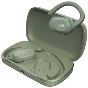 JVC HA-NP40T - True Wireless-Kopfhörer mit Mikrofon - offenes Ohr - über dem Ohr angebracht - Bluetooth - grün