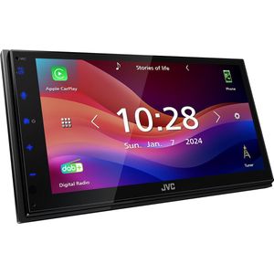 JVC KW-M695DBW 2DIN Digitale Media Receiver met 6,8-inch touchscreen