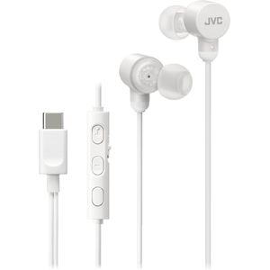JVC HA-FR29UC - In-Ear Oordopjes - Wit - Bedraad met USB-C™ en Hi-Res Audio