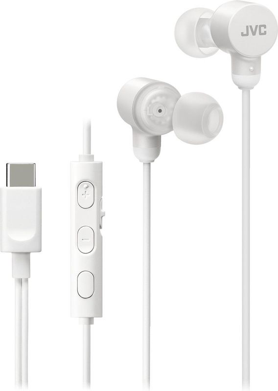 JVC HA-FR29UC - In-Ear Oordopjes - Wit - Bedraad met USB-C™ en Hi-Res Audio