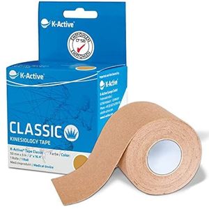 K-Active - Tape Classic - Kinesiologie Tape - Beige - 5 cm x 5 m