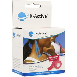 K-Active Tape Classic Roze 5cmx5m 1 stuks