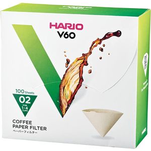 HARIO V60 Koffiefilters 02 Size Wit 100 stuks