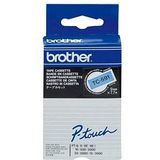 Brother TC-591 labelprinter-tape Zwart op blauw