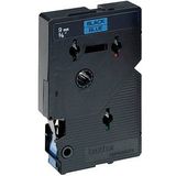 Brother TC-591 labelprinter-tape Zwart op blauw