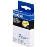 Brother TC-691 labelprinter-tape Zwart op geel