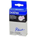 Brother TC-292 'extreme' tape rood op wit 9 mm (origineel)