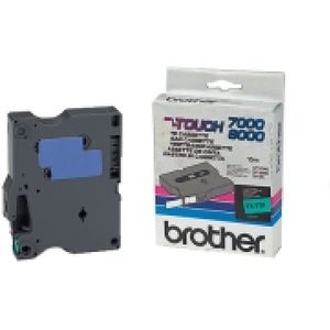 Brother TX-731 'extreme' tape zwart op groen, glanzend 12 mm (origineel)