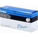 Brother - Etiketteringstape - Zwart op Transparant - 12mm x 77m