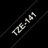 Brother - TZe-141 Tape - Zwart op Transparant - 18 mm - Origineel