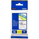 Brother - TZe-141 Tape - Zwart op Transparant - 18 mm - Origineel