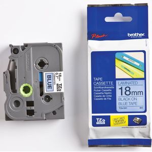 Brother - TZe-541 - Tape - Zwart op Blauw - 18 mm - 8 Meter