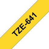 Brother TZe-641 tape zwart op geel 18 mm (origineel)