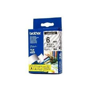 Brother Tape TZe-741 Zwart op groen (18 mm)