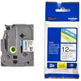 Labeltape brother tze-231 12mmx8m wit/zwart | 1 stuk