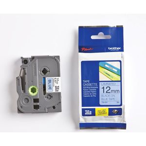 Labeltape brother tze-531 12mmx8m blauw/zwart | 1 stuk