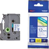 Brother - TZe-233 - Tape - Blauw op Wit - 12 mm - Origineel