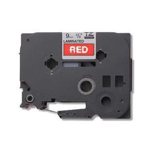 Brother TZe-435 tape wit op rood 12 mm (origineel)