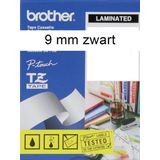 Brother TZe-221 tape zwart op wit 9 mm (origineel)