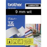Brother TZe-325 tape wit op zwart 9 mm (origineel)
