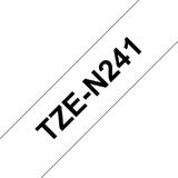 Brother TZe-N241 tape zwart op wit 18 mm (origineel)