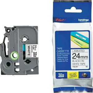 Brother - TZe-251 Tape - Zwart op Wit - 24 mm - Origineel