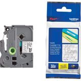 Brother - TZe-135 Tape - Wit op Transparant - 12 mm - Origineel