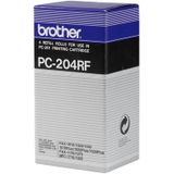 Brother - PC-204RF - Donorrol - Zwart - Origineel - 4 Rollen