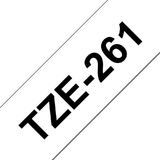 Brother TZe-261 tape zwart op wit 36 mm (origineel)