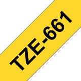 Brother TZe-661 tape zwart op geel 36 mm (origineel)