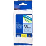 Brother - TZe-561 Tape - Zwart op Blauw - 36 mm - 8 Meter