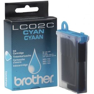 Brother - LC-02C - Inktcartridge - Cyaan - Origineel