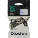 Brother - M-K223BZ - Tape - Blauw op Wit - 9 mm - 8 Meter