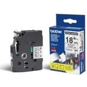 Brother - TZe-S141 - Tape - Zwart op Transparant - 18 mm - Origineel
