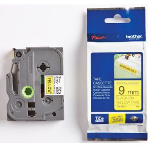 Brother - TZe-S621 - Tape - Zwart op Geel - 9 mm - Origineel