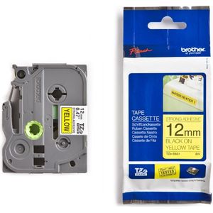 Brother - TZe-S631 - Tape - Zwart op Geel - 12 mm - Origineel