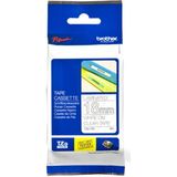 Brother TZE-145 labelprinter-tape Wit op transparant