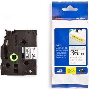 Brother TZES261 - Zwart On Wit - Roll (3.6 cm x 8 m)