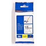 Brother - TZe-FX241 - Flexi ID Tape - Zwart op Wit - 18 mm - 8 meter