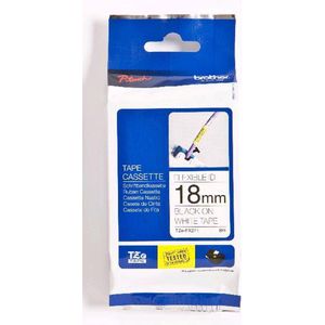 Brother - TZe-FX241 - Flexi ID Tape - Zwart op Wit - 18 mm - 8 meter