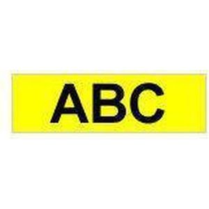 Brother - TZe-FX661 - Flexi ID Tape - Zwart op Geel - 36 mm - Origineel