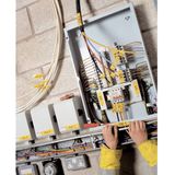 Brother - TZe-FX621 - Flexi ID Tape - Zwart op Geel - 9 mm - 8 Meter